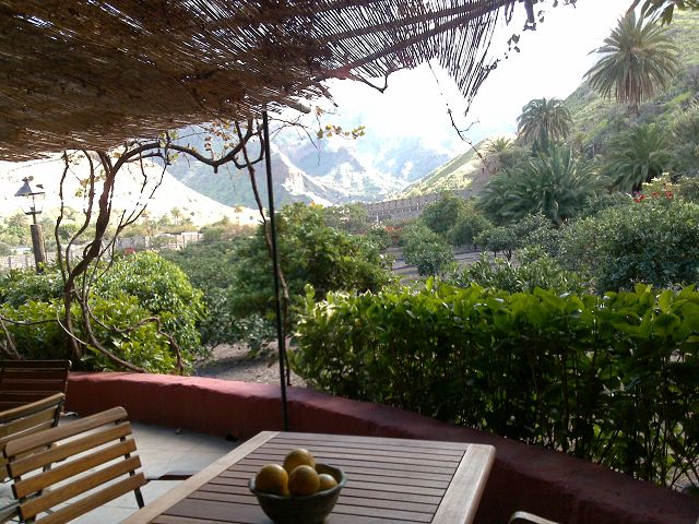 Las Longueras Seitenansicht mit Kapelle Finca Hotel Las Logueras Aida